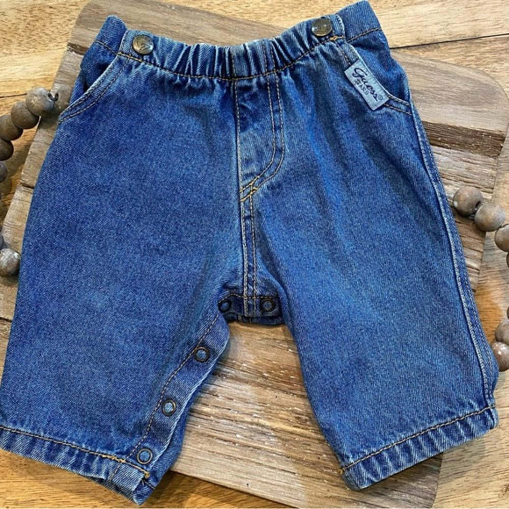Vintage Guess Infant Unisex‎ 3 Months 100% Cotton Denim Jeans